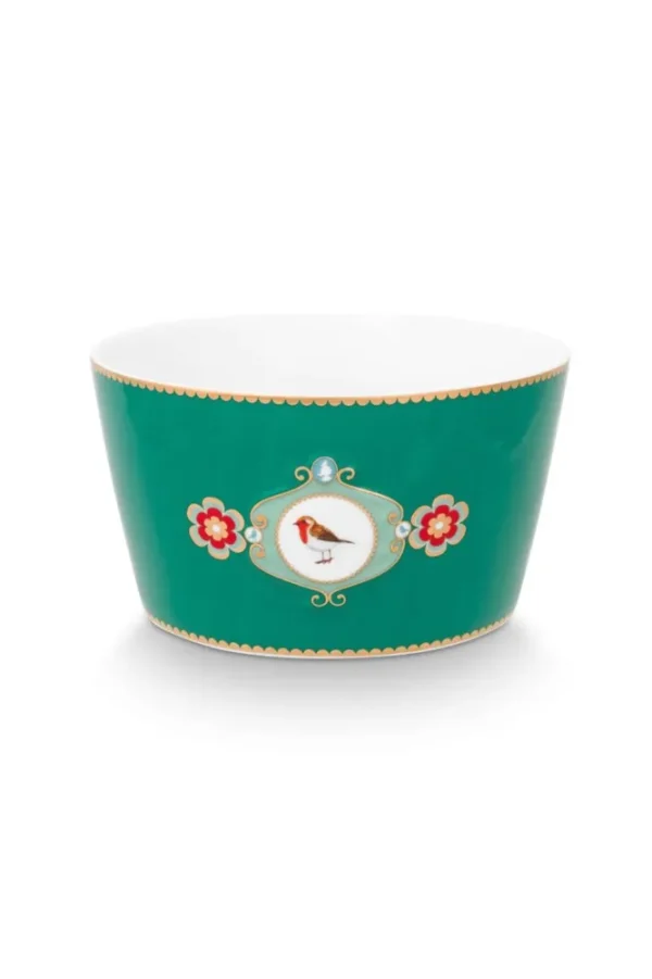 Pip Studio Love Birds Kom Groen 15cm