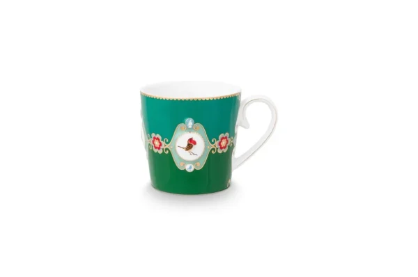 Pip Studio Love Birds Mok Groot Groen Duo