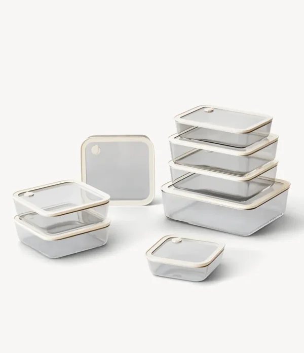 Vershoudbakjes Voordeel bundel transparant 6 stuks + Organizer
