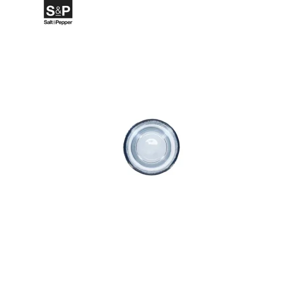 S&P Glas 30cl blauwgrijs Flora - set/4