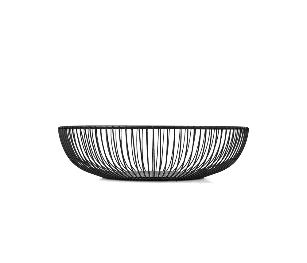 Draadmand 28,5xH8cm zwart Scala