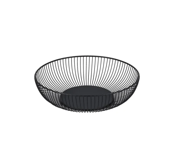 Draadmand 28,5xH8cm zwart Scala