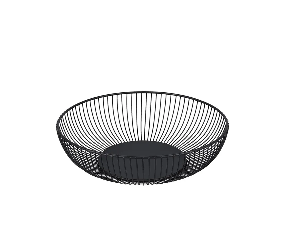 Draadmand 28,5xH8cm zwart Scala - Afbeelding 1
