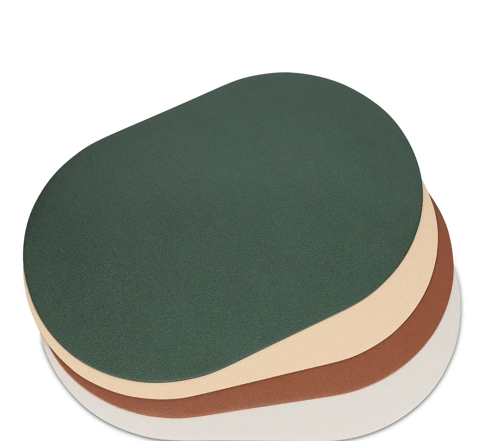 Placemat 45x30cm ovaal bruin Tabletop - Afbeelding 1