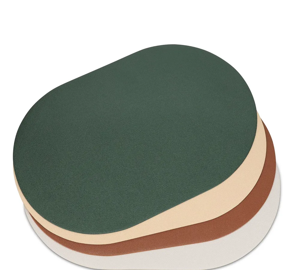 S&P Placemat 45x30cm ovaal groen Tabletop - Afbeelding 1