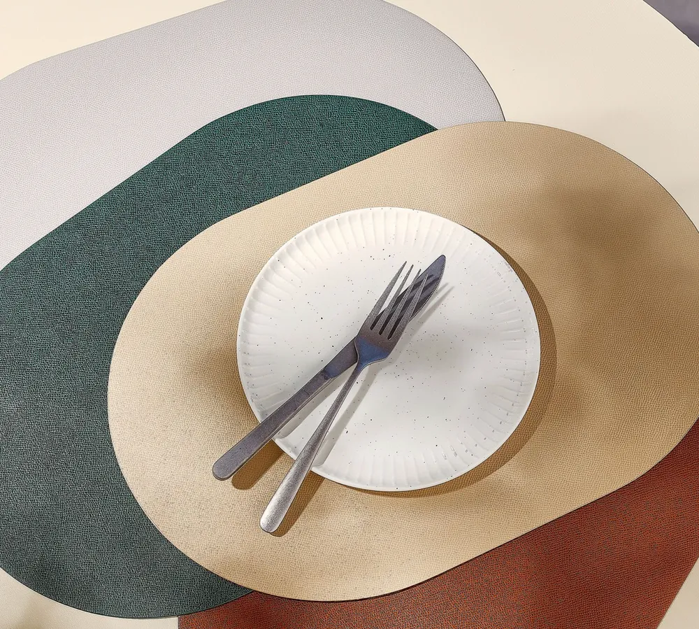S&P Placemat 45x30cm ovaal groen Tabletop - Afbeelding 2
