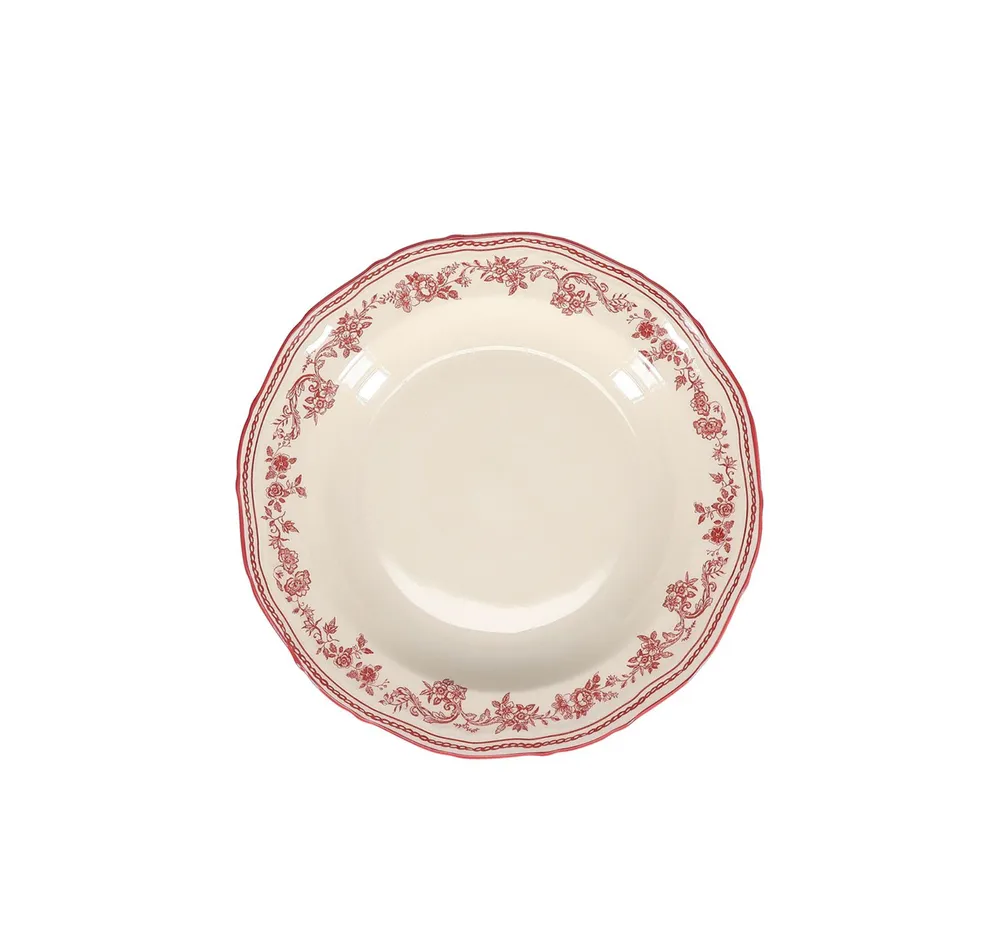S&P Diep bord 23/17xH4cm burgundy Cyril - Afbeelding 1