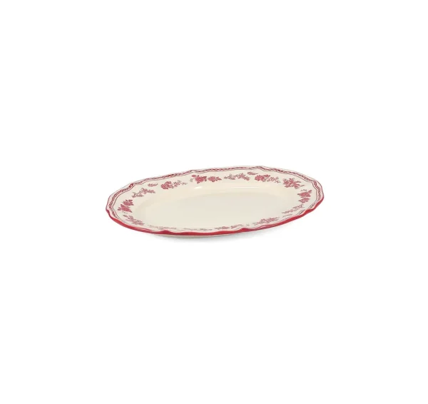 S&P Serveerschaal 25,5x18cm ovaal burgundy Cyril