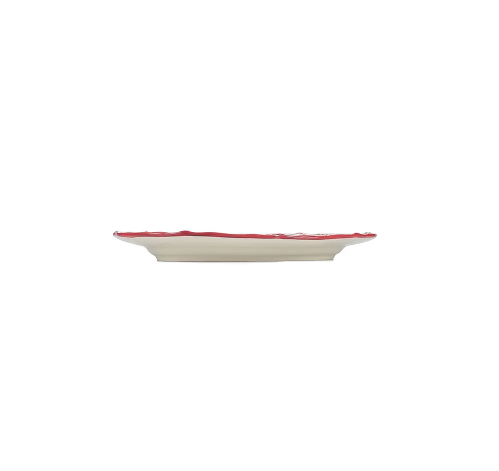 S&P Serveerschaal 25,5x18cm ovaal burgundy Cyril - Afbeelding 2