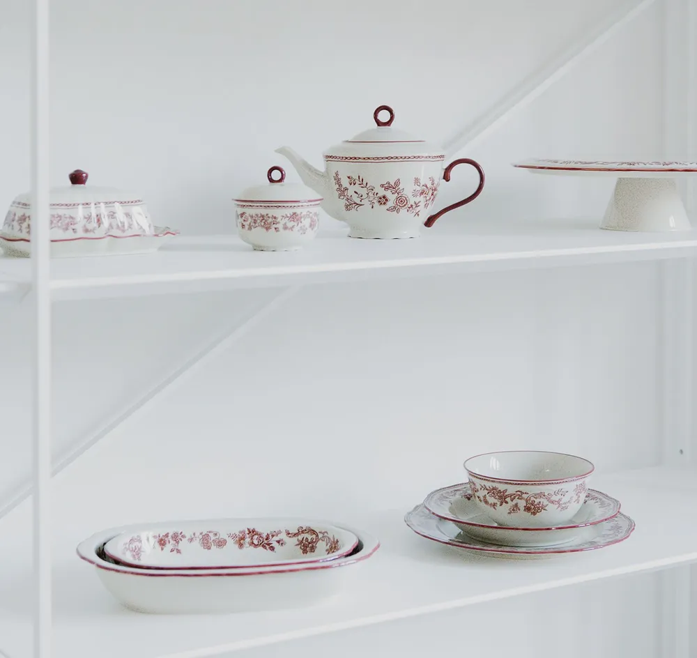 S&P Kom 15xH7cm burgundy Cyril - Afbeelding 5