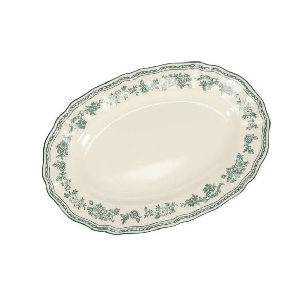 S&P Serveerschaal 32,5x22,5cm ovaal green Cyril