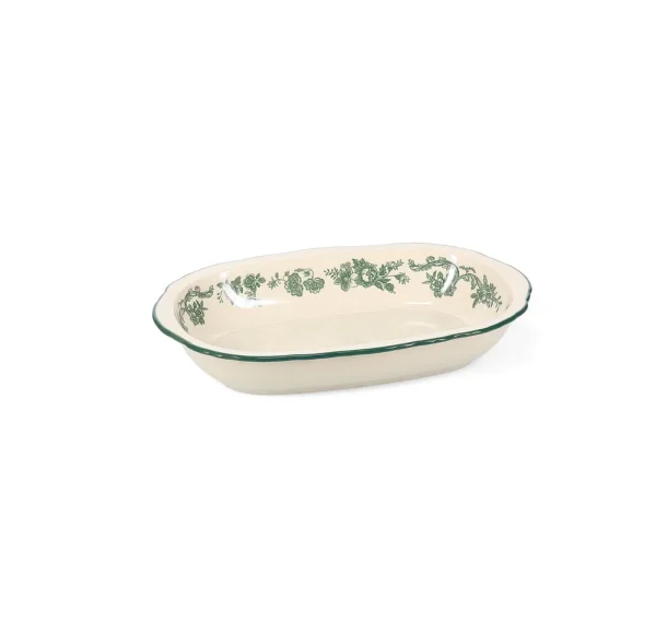 S&P Serveerschaal 26,5x17,5xH4,5cm ovaal green Cyril