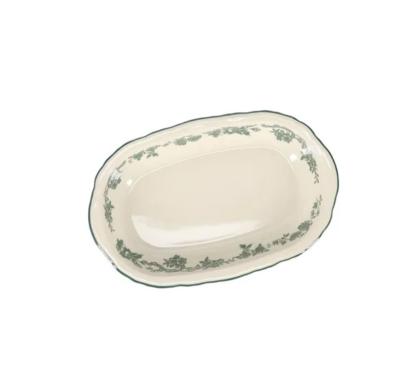 S&P Serveerschaal 31,5x21xH5,5cm ovaal green Cyril