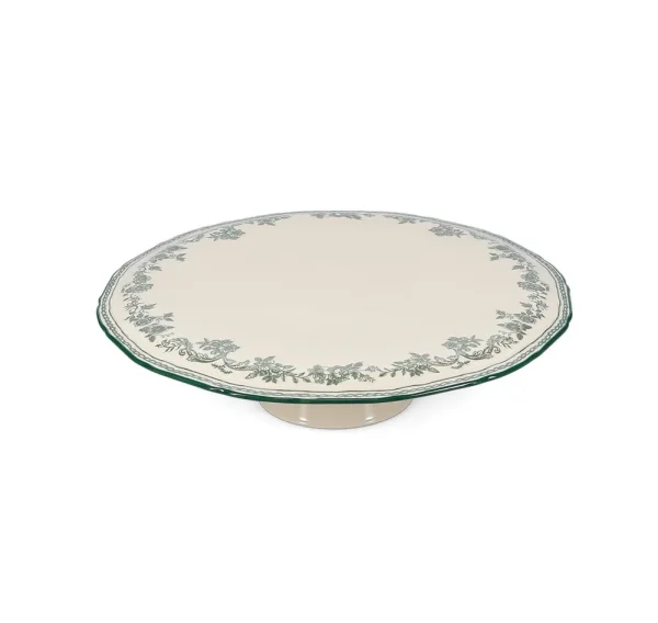 S&P Taartplateau 32,5xH9cm green Cyril