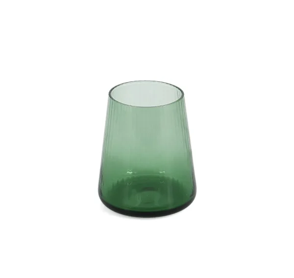 S&P Glas 30cl donkergroen Ray - set/4