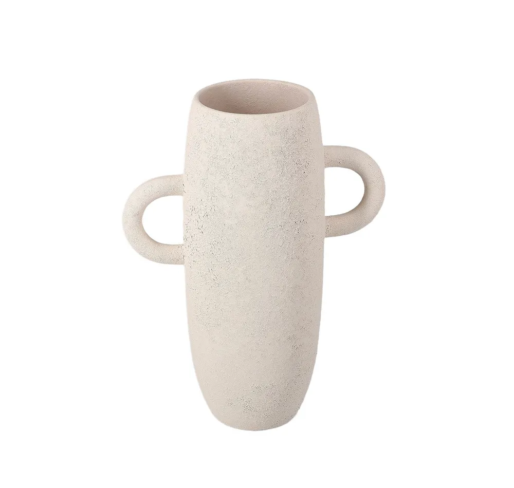Vaas 11xH30cm wit Bullet - Afbeelding 1