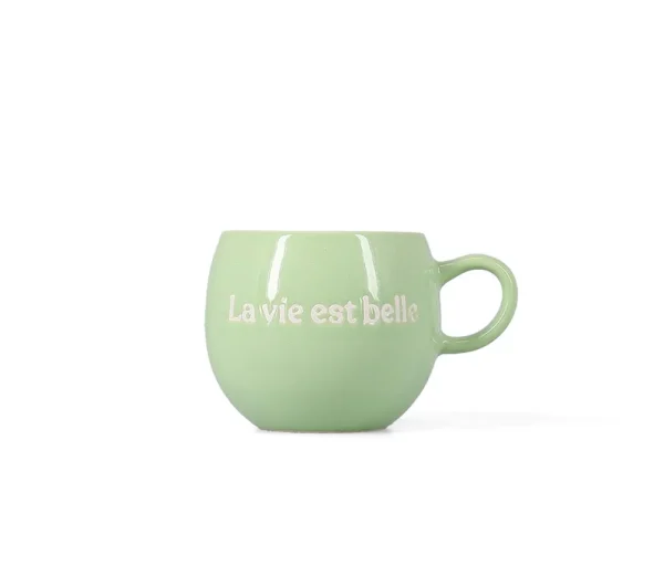 S&P Beker 42cl "La vie est belle" groen Muggies