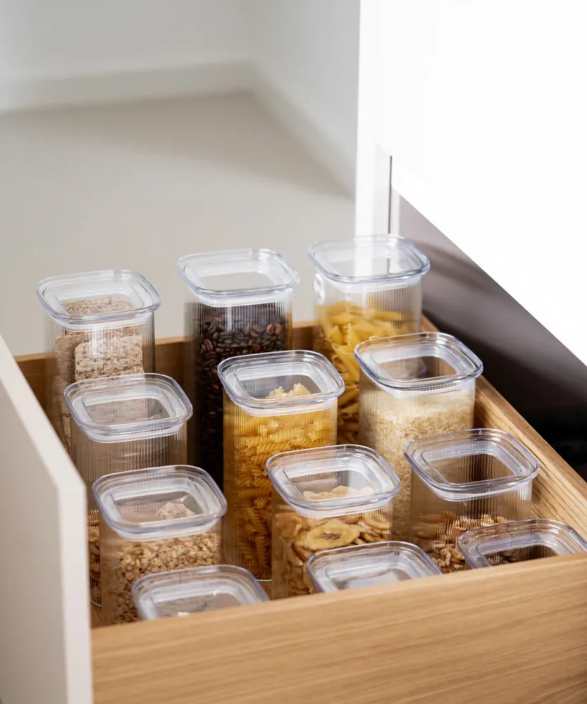Voorraadpotten Kare Stripe Voordelige Set 16 Delig - Afbeelding 3