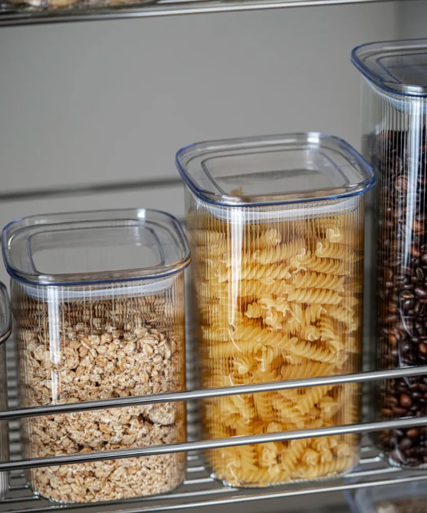 Voorraadpotten Kare Stripe Voordelige Set 16 Delig - Afbeelding 6