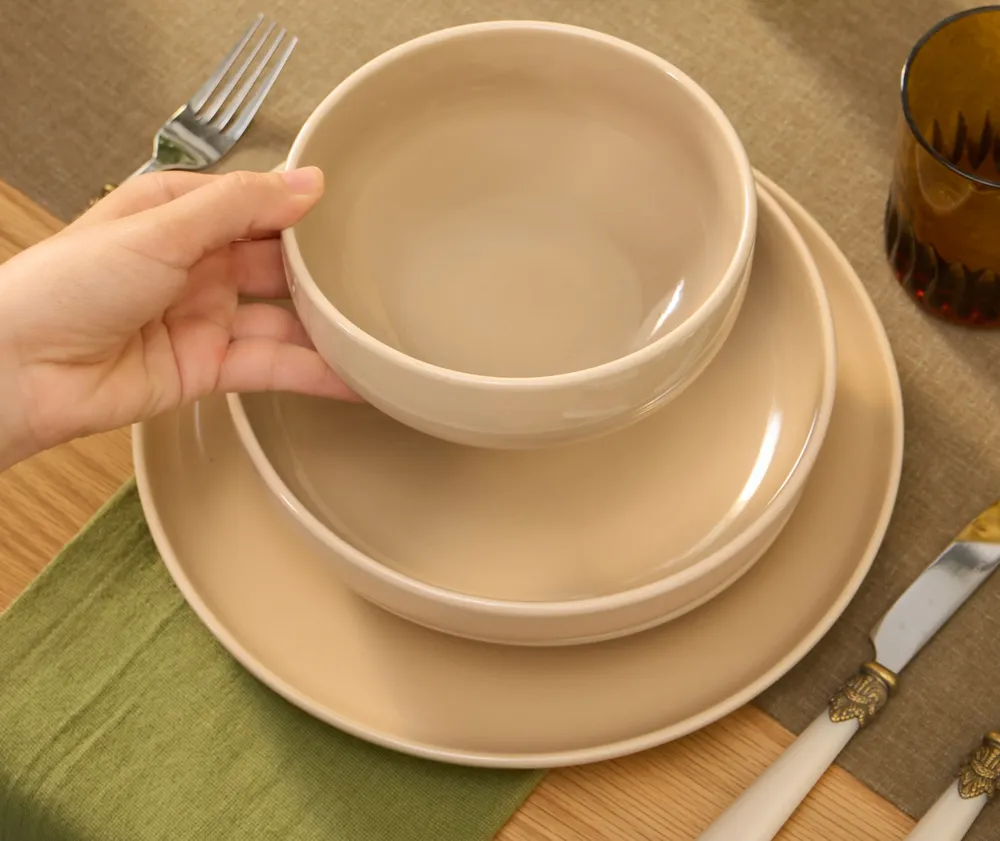 Karaca Terra 36-Delig Crème Servieset Voor 8 Personen - Afbeelding 8