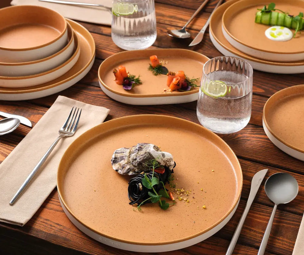 Karaca x Fatih Tutak Earth Collection 57-delige Serviesset voor 12 Personen - Afbeelding 4