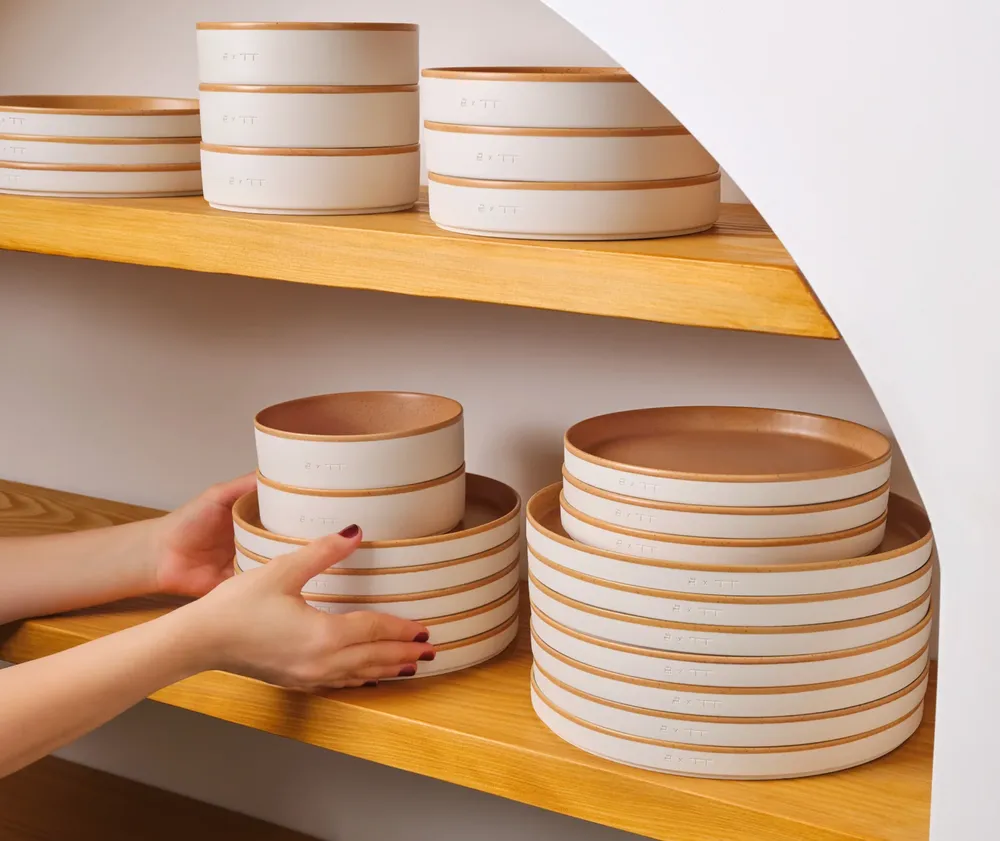 Karaca x Fatih Tutak Earth Collection 57-delige Serviesset voor 12 Personen - Afbeelding 7