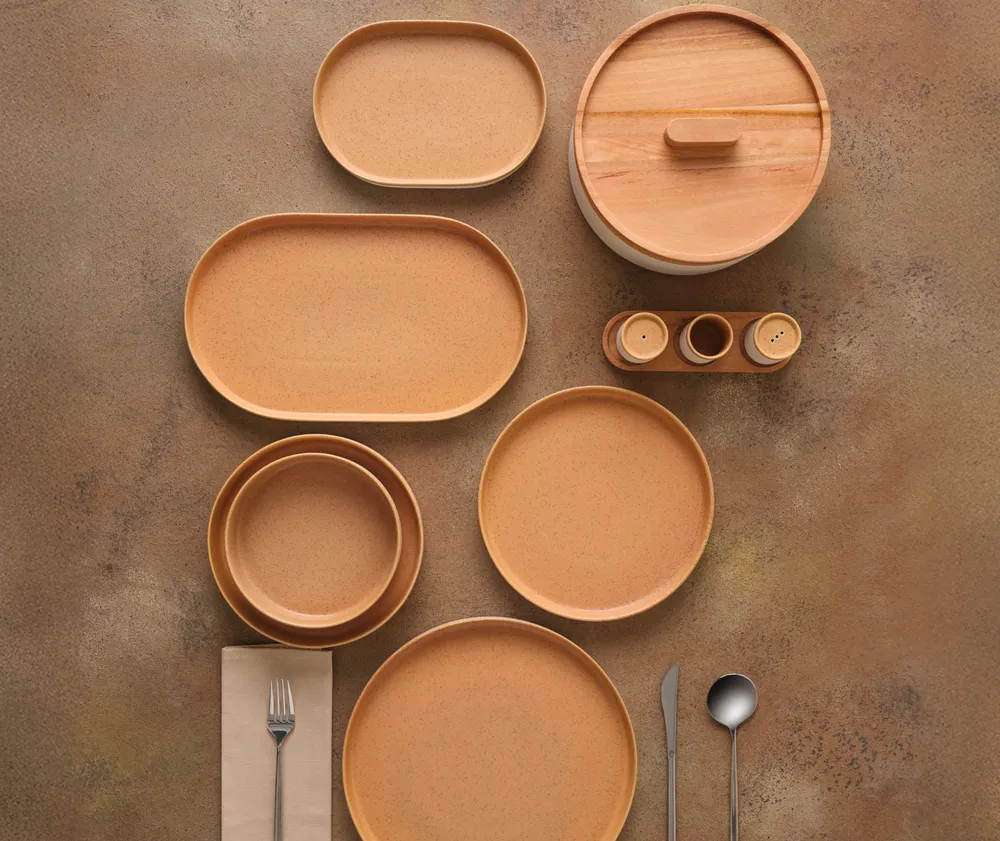 Karaca x Fatih Tutak Earth Collection 57-delige Serviesset voor 12 Personen - Afbeelding 3