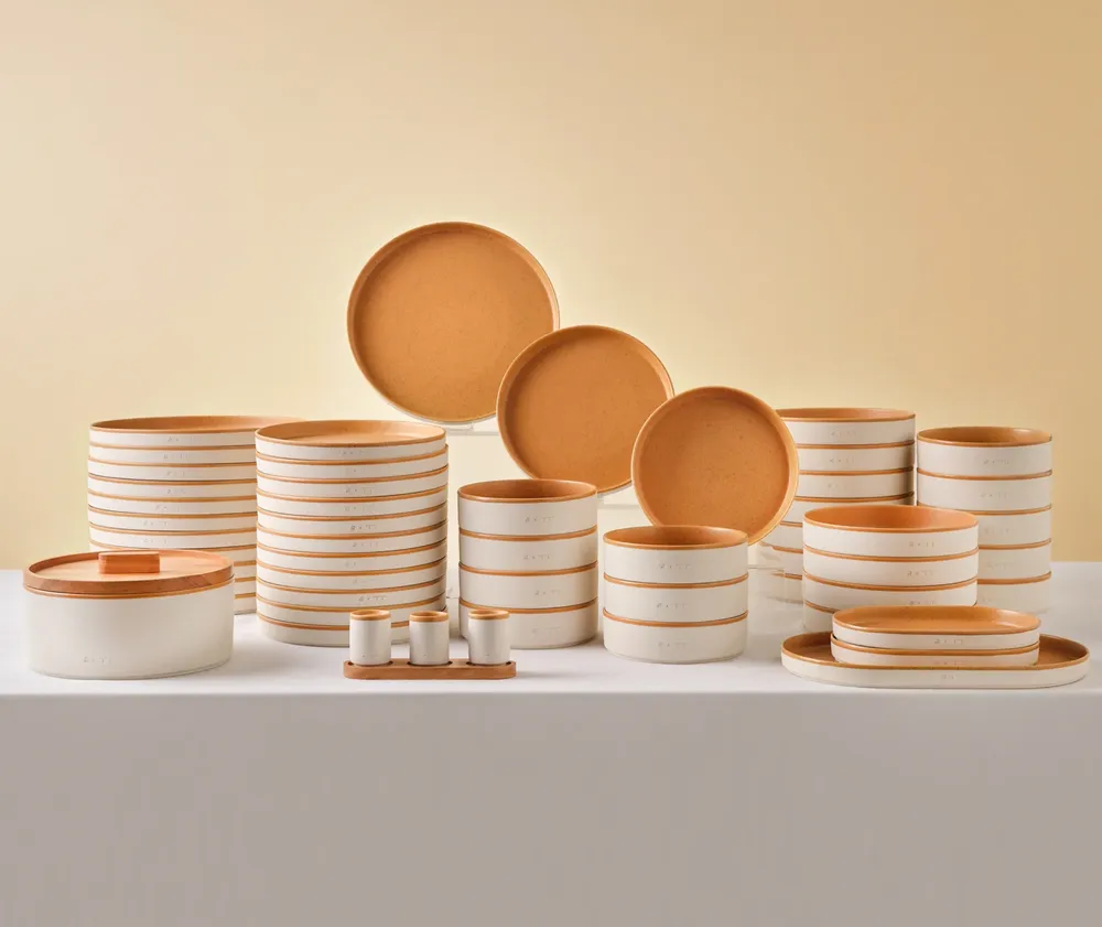Karaca x Fatih Tutak Earth Collection 57-delige Serviesset voor 12 Personen