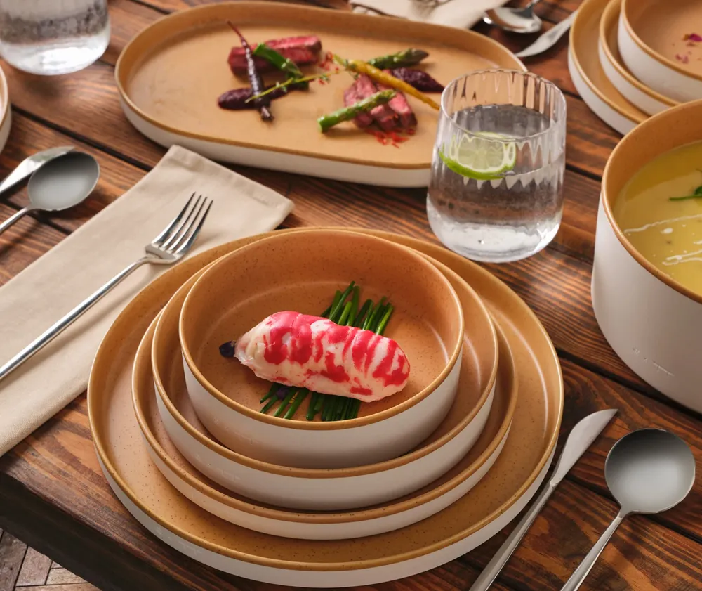 Karaca x Fatih Tutak Earth Collection 57-delige Serviesset voor 12 Personen - Afbeelding 5