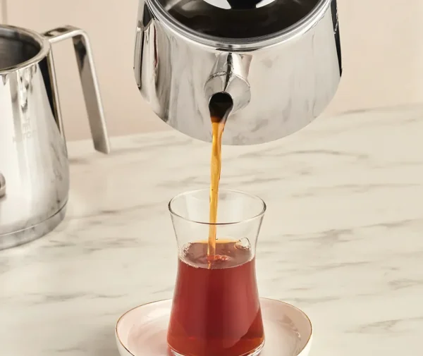 Karaca Steelina theepot-set