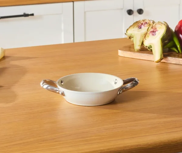 Karaca Swiss Crystal Almond Cream, Keramische Pan, 16cm