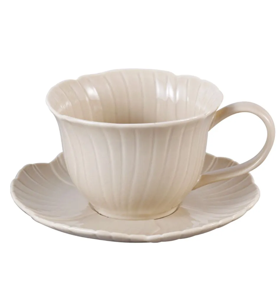 Florange Koffieset | Beige 12-Delig