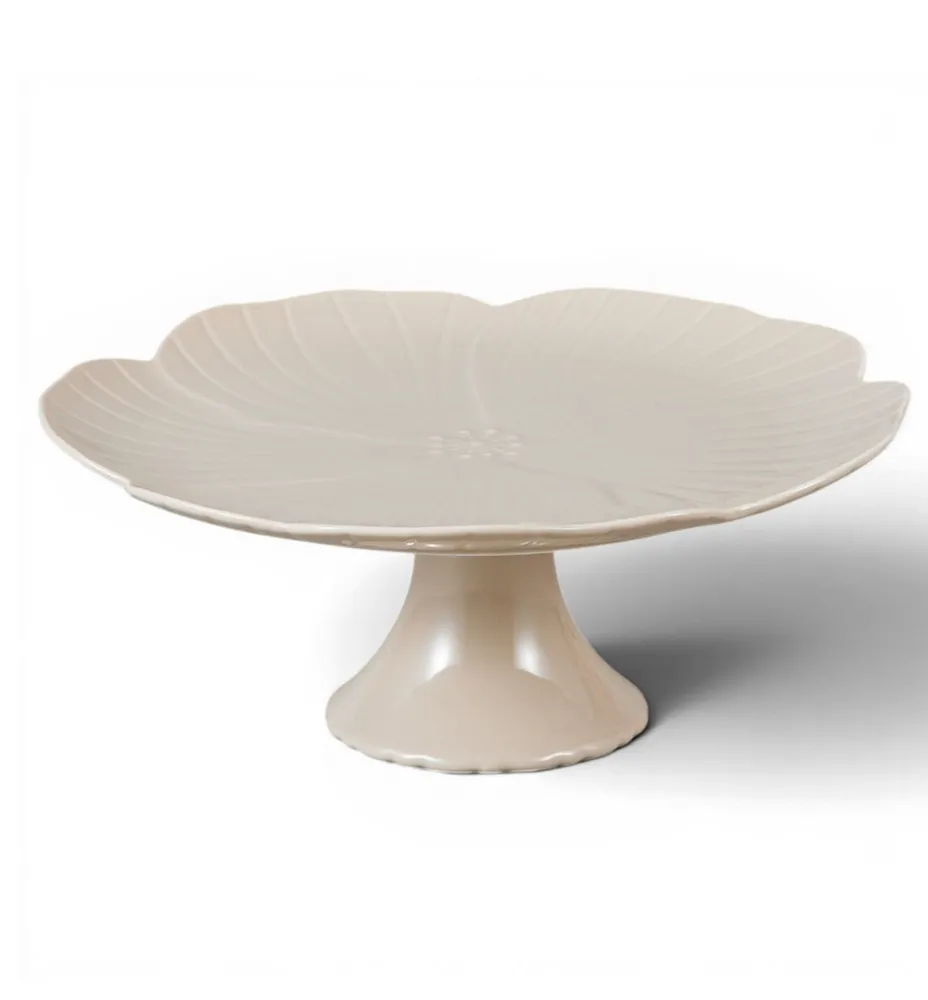 Florange Patisseriebord Op Voet | Ø27 CM Beige