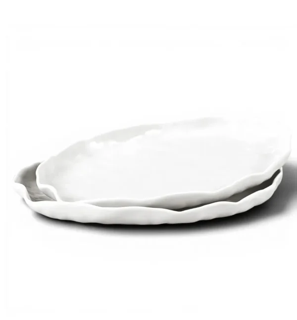 Angles Schalenset | 24,3X14,6X2,0 Cm Wit 2-Delig