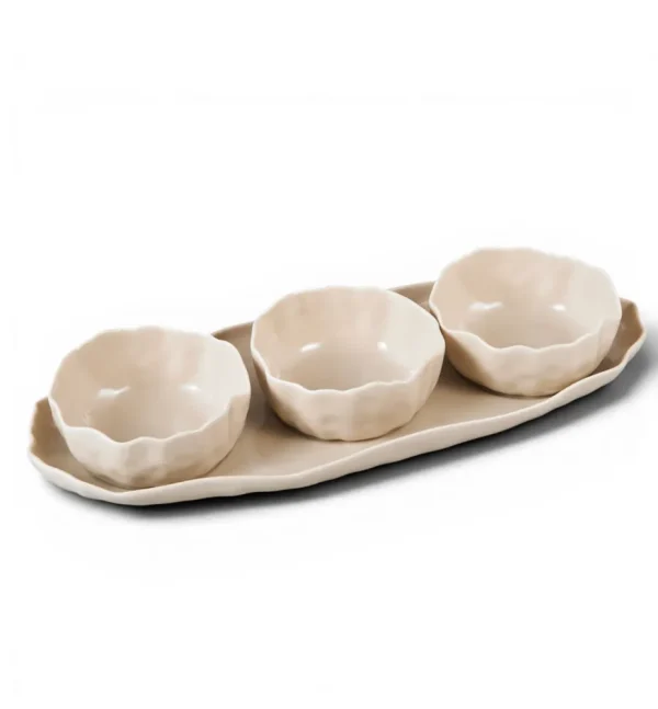 Angles Schaaltjesset | Beige 4-Delig