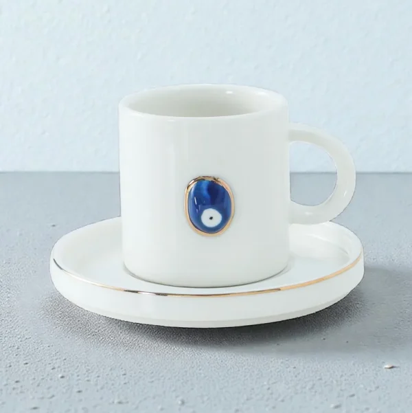 Hatira Espressoset | Wit-Goud 12-Delig