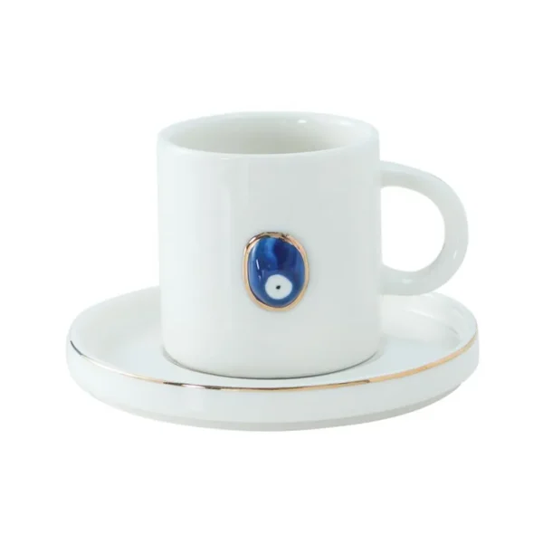Hatira Espressoset | Wit-Goud 12-Delig