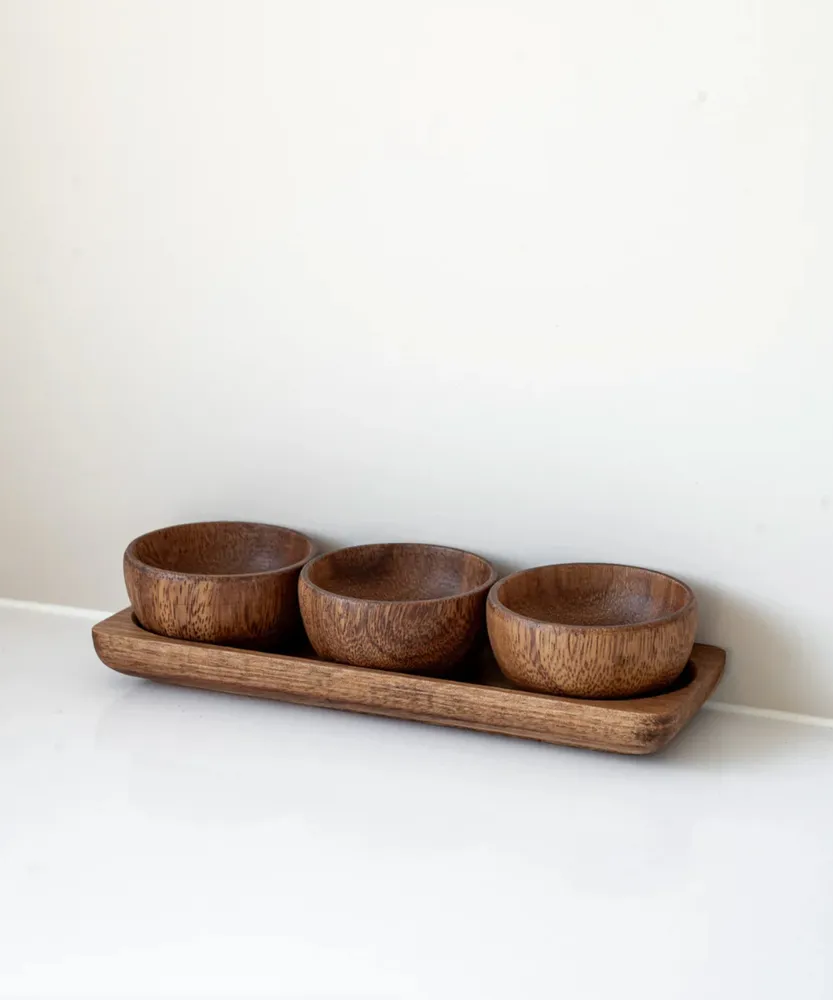 Acacia Bedum Schalen Set - Afbeelding 3