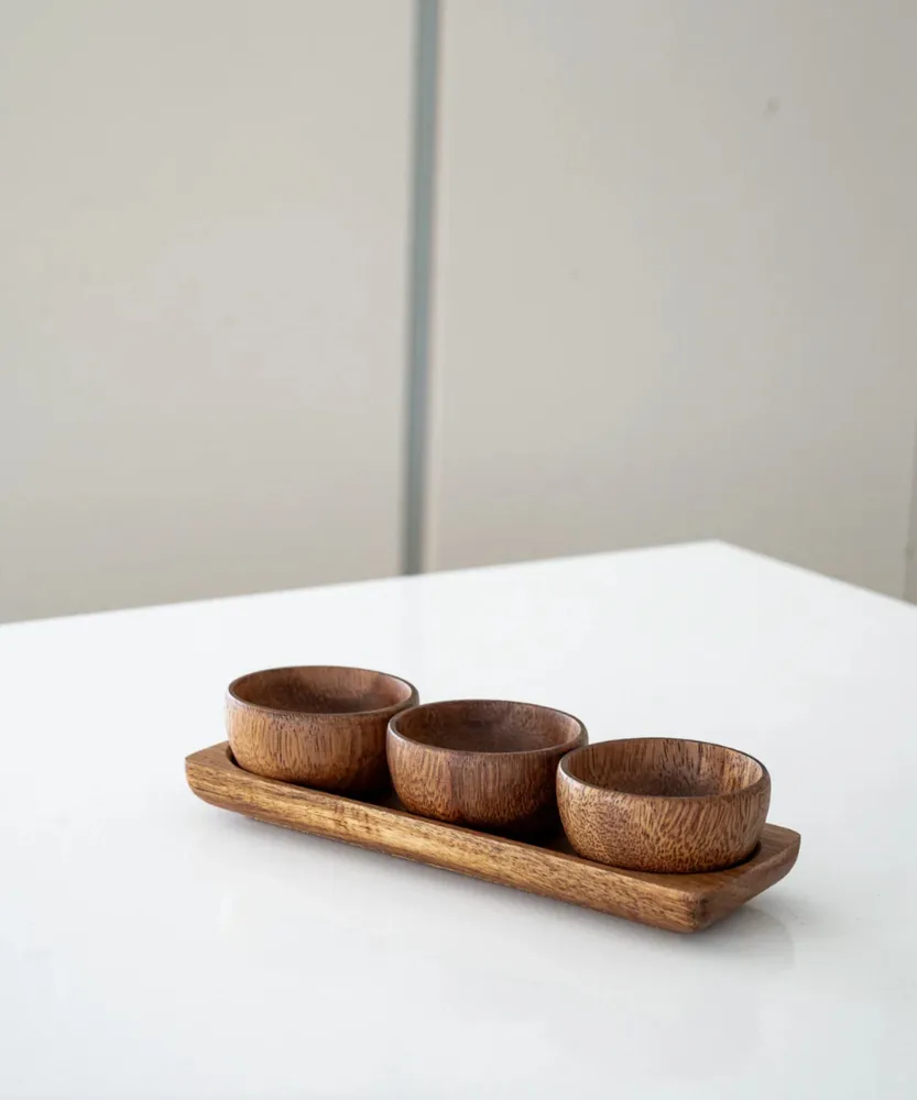 Acacia Bedum Schalen Set - Afbeelding 5