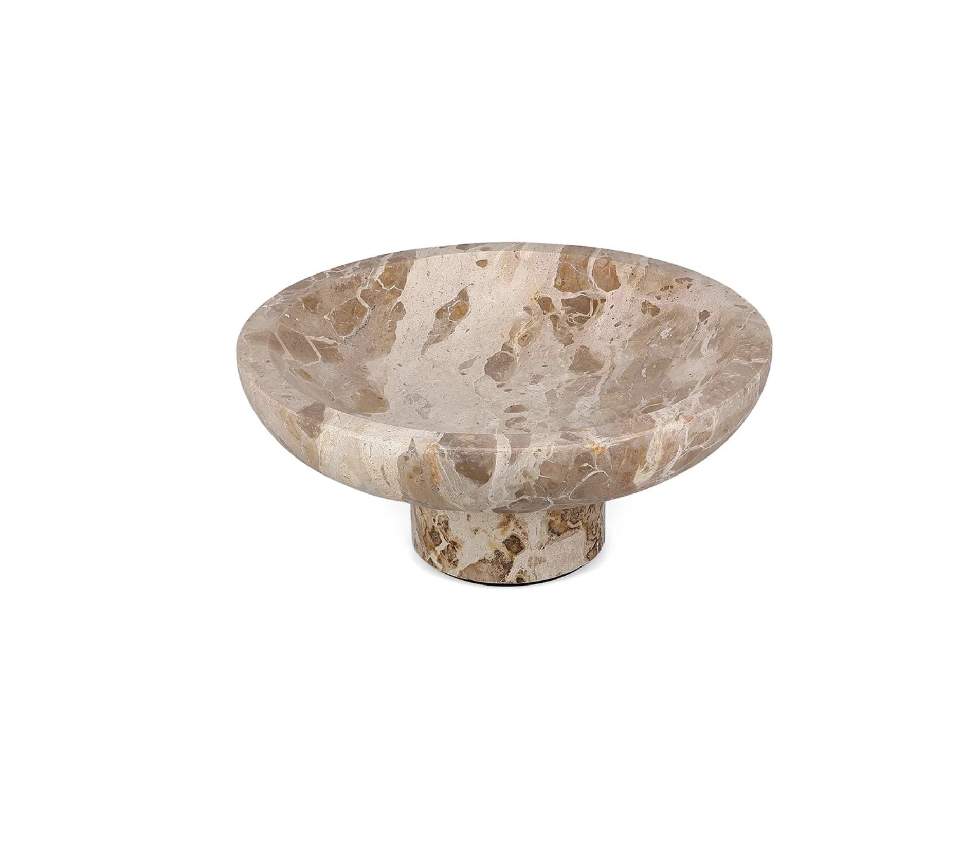 S|P Collection Sierschaal 25,5xH5cm marmer beige Opus