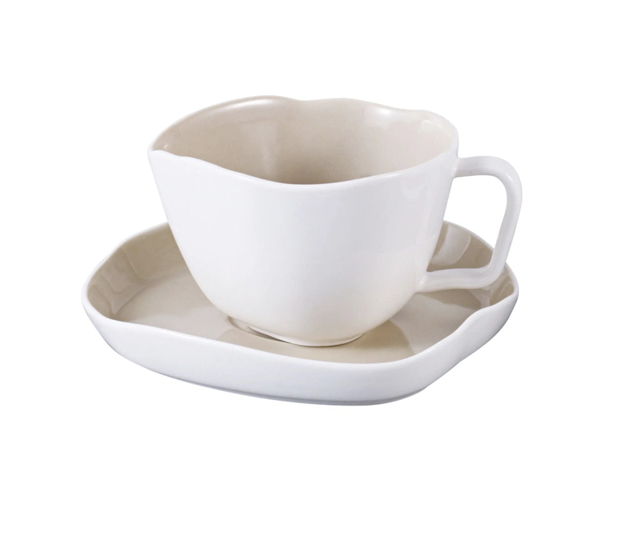 Bonnes Koffieset 12-delig| Wit-Beige