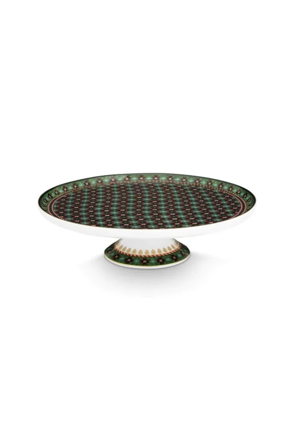 PIP Studio Taartplateau Klein Clover Groen 21cm