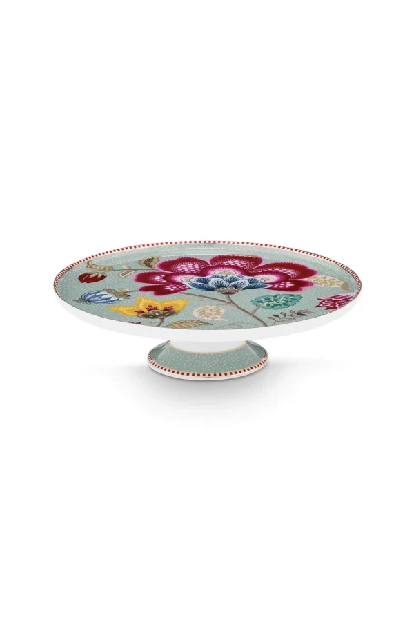 PIP Studio Taartplateau Klein Blooming Tales Fantasy Blauw 21cm