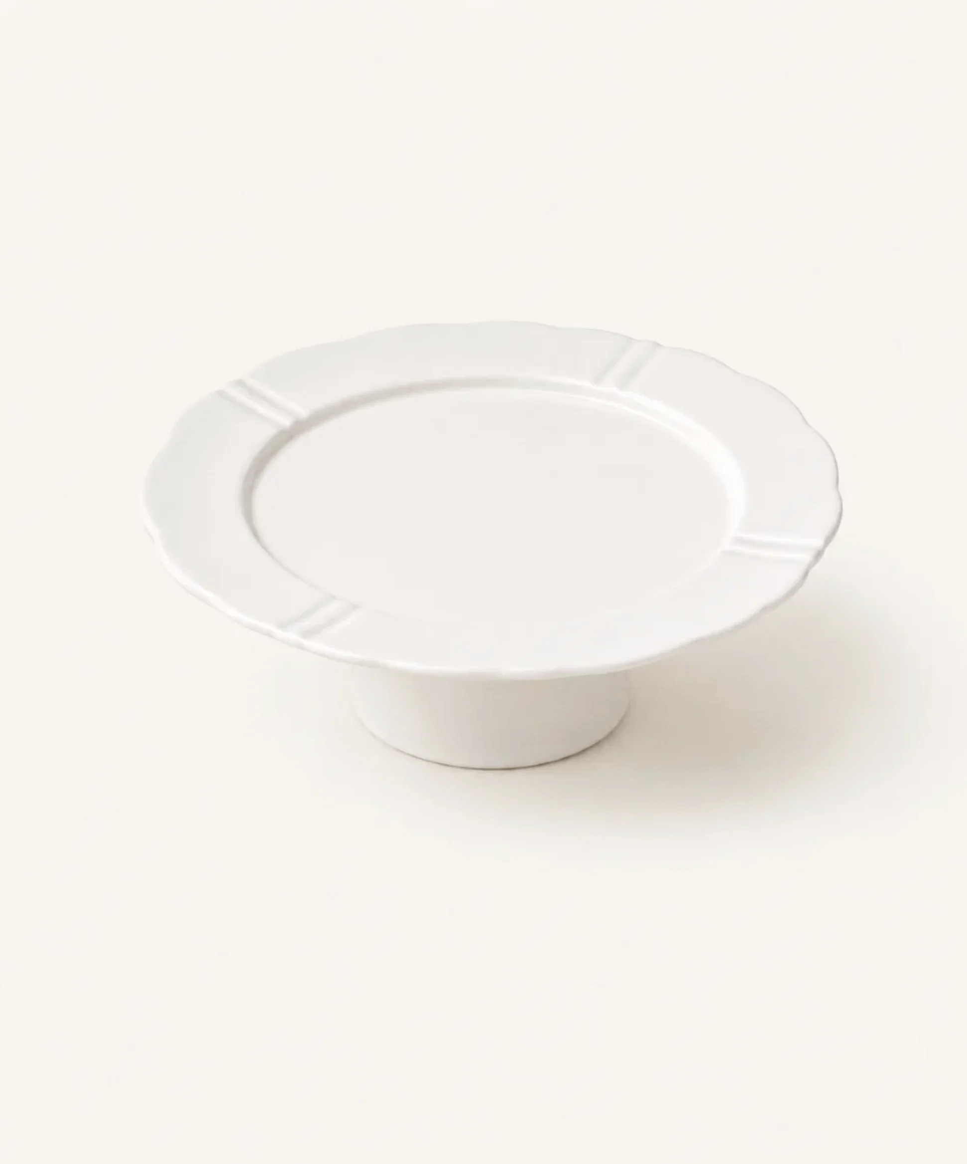Plain Taartplateau | Porselein