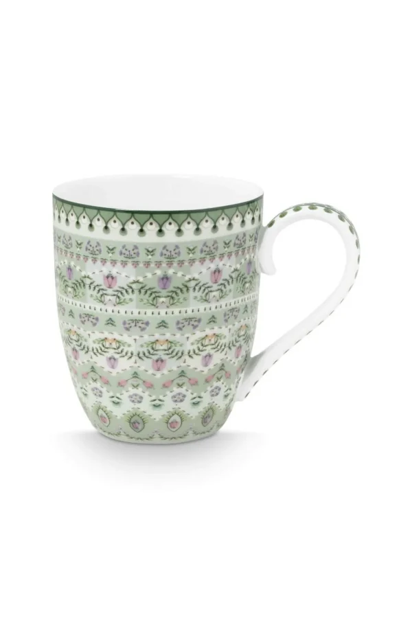 PIP Studio Mok XL Lily&Lotus Moon Delight Licht Groen