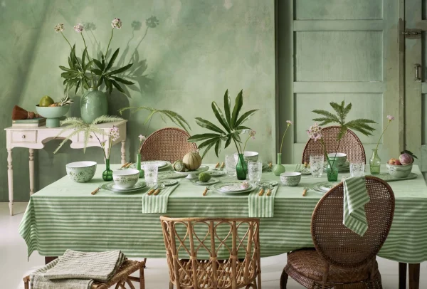 PIP Studio Set/2 Koppen & Schotels Lily&Lotus Licht Groen
