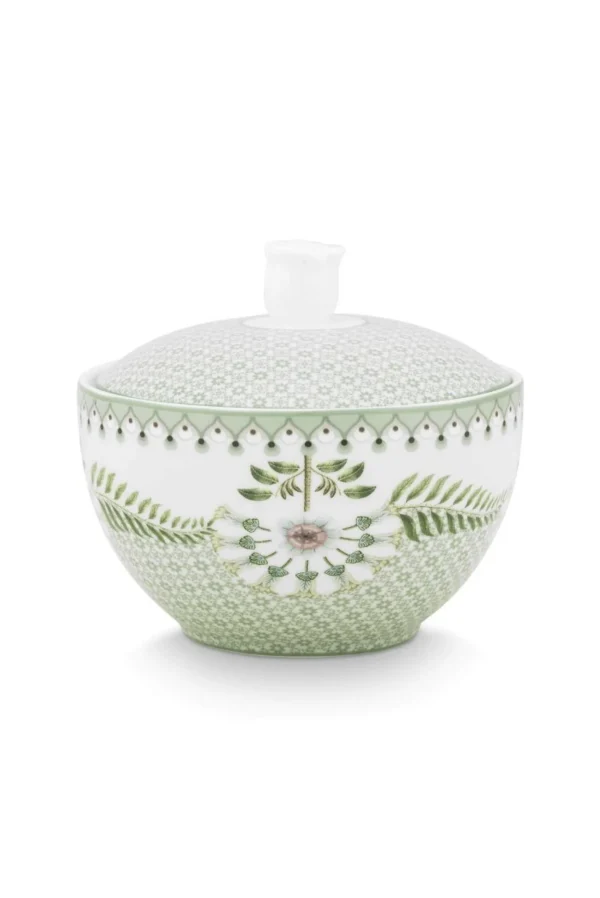 PIP Studio Suikerpot Lily&Lotus Tegels Licht Groen