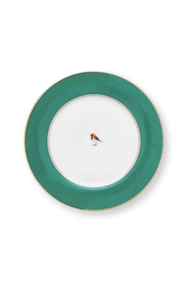 PIP Studio Love Birds Ontbijtbord Groen 21cm