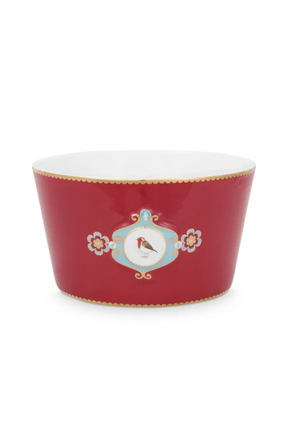 PIP Studio Love Birds Kom Rood 15cm