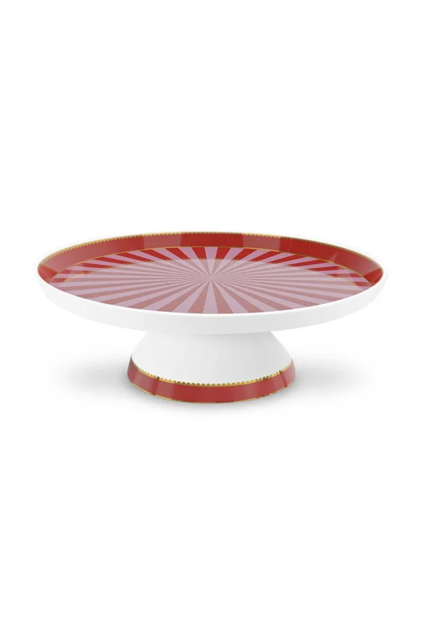 PIP Studio Love Birds Taartplateau Klein Rood/Roze